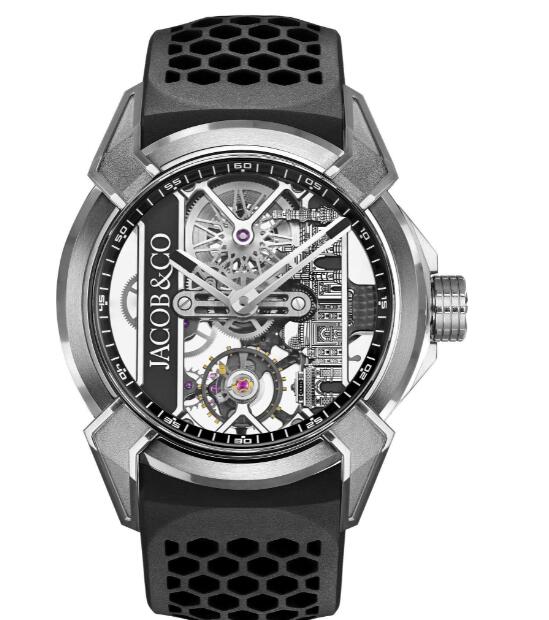 Jacob & Co Epic X Titanium Black Neoralithe Inner Ring replica watch EX110.20.AM.AA.ABRUA